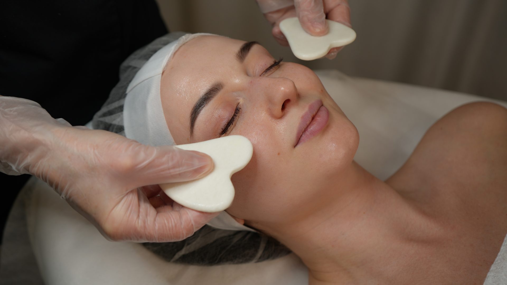 SET SPA-Facelift-Massage mit Gua Sha x 5
